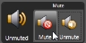 Mute Button on Application Toolbar