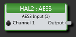 HAL2 AES3 Input Block