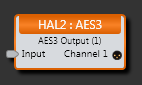 HAL2 AES3 Output Block