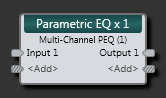 Parametric EQ Block