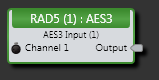 RAD AES3 Input Block