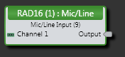 RAD Mic/Line Input Block
