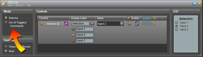 DR2 Control Modes