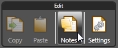 Application Toolbar-Notes