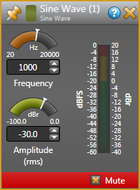 Sine Wave Block Properties