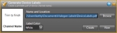 Generate Device Labels
