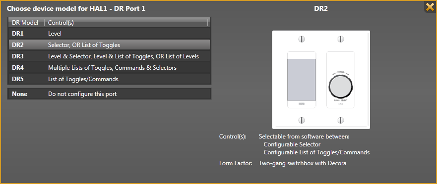 DR Model Picker